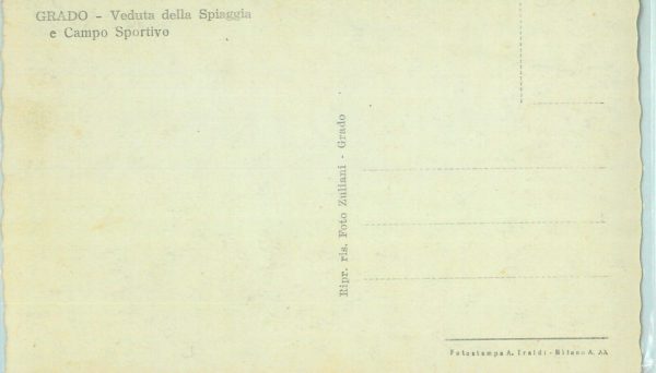 19028 - CARTOLINA d'Epoca - GORIZIA : GRADO - TENNIS - immagine 2