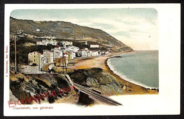 ag4748 - CARTOLINA D'EPOCA - Imperia Provincia - Ospedaletti