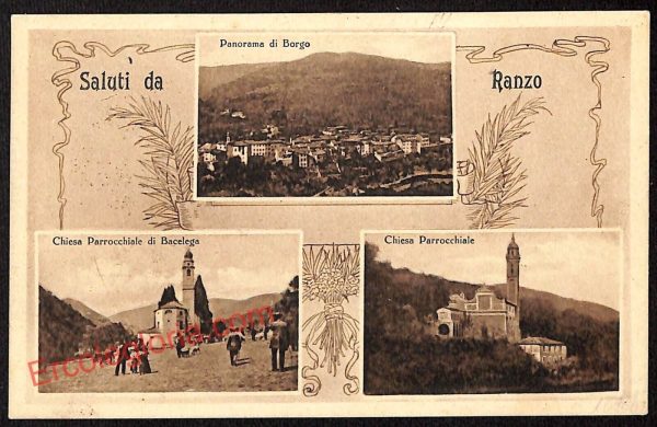 ag4756 - CARTOLINA D'EPOCA - Imperia Provincia - Ranzo