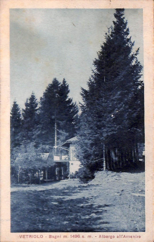 ab6007 - CARTOLINA  D'EPOCA - Trento Provincia : VETRIOLO 1928