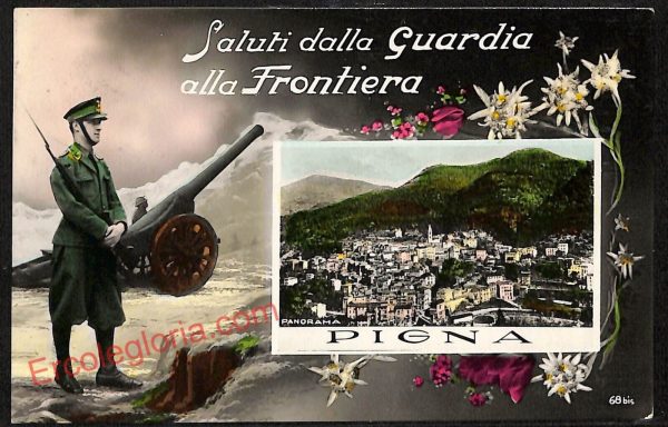 ag4767 - CARTOLINA D'EPOCA - Imperia Provincia - Pigna