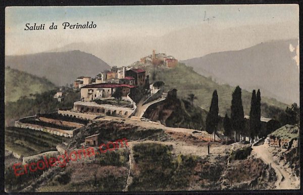 ag4770 - CARTOLINA D'EPOCA - Imperia Provincia - Perinaldo   1929