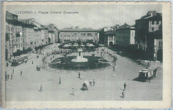 73403  - CARTOLINA d'Epoca: LIVORNO Città -  PIAZZA VITTORIO EMANUELE