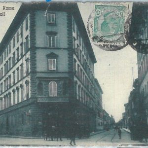 73433  - CARTOLINA d'Epoca: LIVORNO Città - Via ROMA & Via RICASOLI
