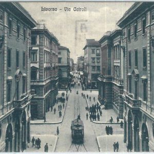 73420 - CARTOLINA d'Epoca: LIVORNO Città -   Via CAIROLI