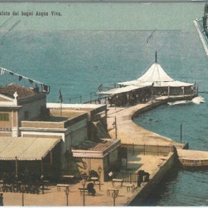 73421  - CARTOLINA d'Epoca: LIVORNO Città -   BAGNI AQUAVIVA  1920