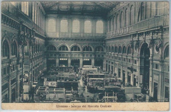 73437  - CARTOLINA d'Epoca: LIVORNO Città - MERCATO NUOVO