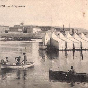 ac7296 - CARTOLINA D'EPOCA - Livorno Città - Acquaviva  1917