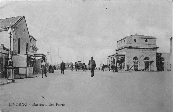 ac7297 - CARTOLINA D'EPOCA - Livorno Città - Barriera del Porto