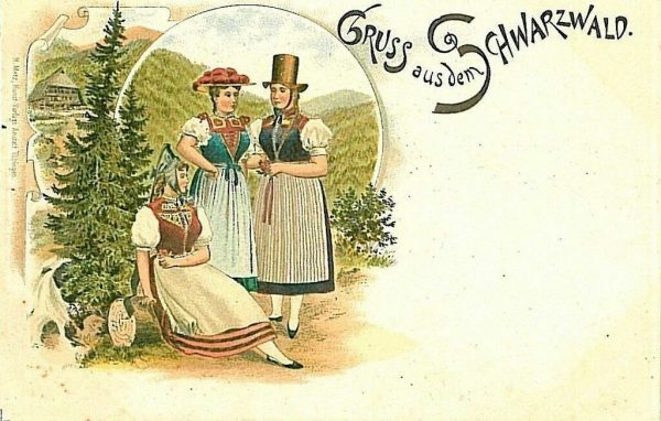 11761 - Ansichtskarten  POSTCARD - Deutschland GERMANY - Gruss Aus SCHWARZWALD