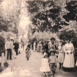 ac7298 - CARTOLINA D'EPOCA - Livorno Città - Giardini Pubblici 1901