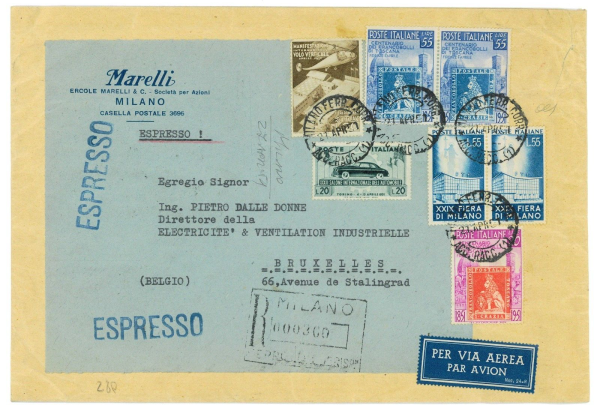 P2626 - ITALIA , L55, RADIODIFUSIONE E CENTNERAIO FRANCOBOLLO DI TOSCANA