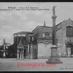 ae2107 - CARTOLINA  D'EPOCA - Bologna Città - Chiesa di S. Domenico