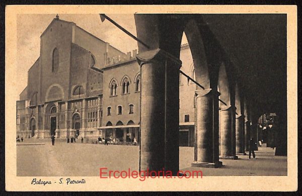 ae2109 - CARTOLINA  D'EPOCA - Bologna Città - S. Petronio