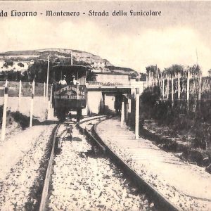 ac7308 - CARTOLINA D'EPOCA - Livorno Città - Strada della Funicolare