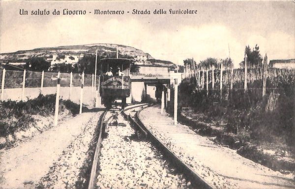 ac7308 - CARTOLINA D'EPOCA - Livorno Città - Strada della Funicolare
