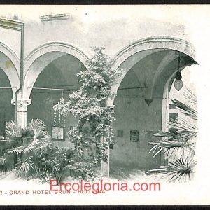 ae2113 - CARTOLINA  D'EPOCA - Bologna Città - Grand Hotel Brun
