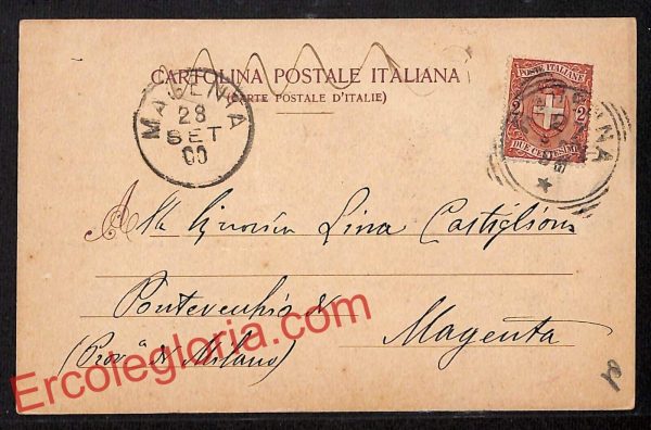 ah9424 - CARTOLINA D'EPOCA - Ravenna Città - XI Congresso della Dante Alighieri - immagine 2