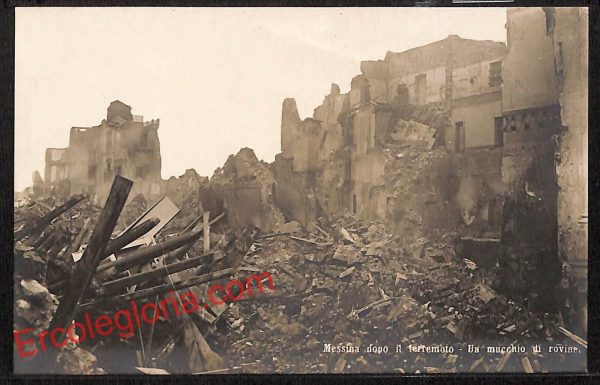 ag8710 - CARTOLINA D'EPOCA - Messina Città - Messina dopo il teremoto