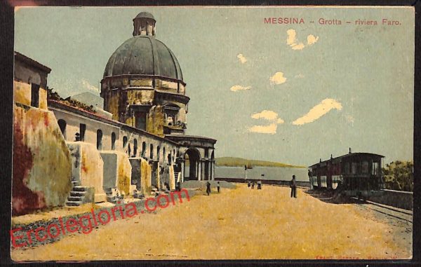 ag8711 - CARTOLINA D'EPOCA - Messina Città - Riviera Faro