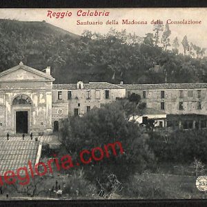 ah9427 - CARTOLINA D'EPOCA - Reggio Calabria - Santuario della Madonna