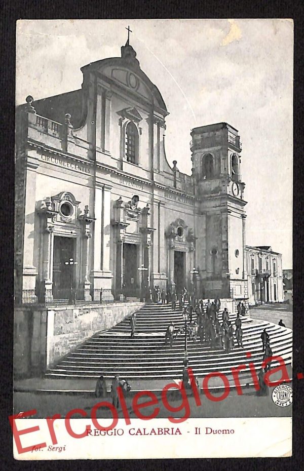 ah9428 - CARTOLINA D'EPOCA - Reggio Calabria Città - Il Duomo