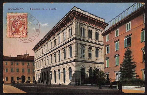 ae2119 - CARTOLINA  D'EPOCA - Bologna Città - Palazzo delle Poste