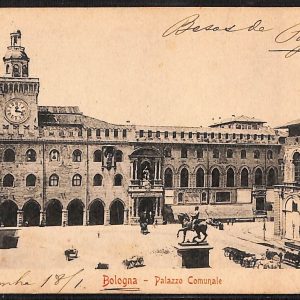 ae2121 - CARTOLINA  D'EPOCA - Bologna Città - Palazzo Comunale