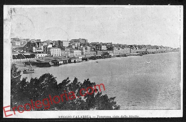ah9435 - CARTOLINA D'EPOCA - Reggio Calabria Città - Panorama
