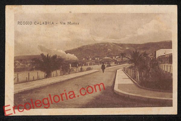 ah9436 - CARTOLINA D'EPOCA - Reggio Calabria Città - Via Marina