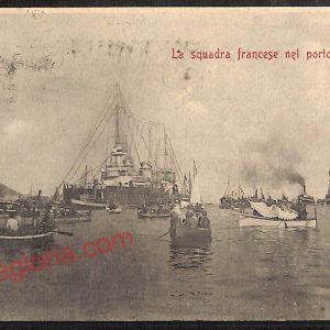 ag1089 - CARTOLINA D'EPOCA - Genova - La Squadra Francese nel Porto di Genova