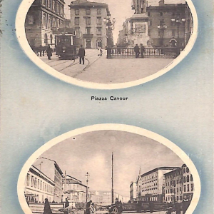 ac7234 - CARTOLINA D'EPOCA - Livorno Città  - Piazza Cavour