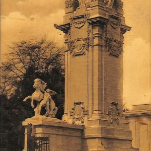 ad7365 - CARTOLINA D'EPOCA - Roma Città - Dettaglio dell' Ingresso Principale