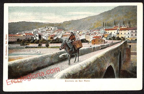 ag4787 - CARTOLINA D'EPOCA - Imperia Provincia - Taggia