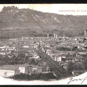 ab4247-  CARTOLINA  D'EPOCA CUNEO Provincia - Alba