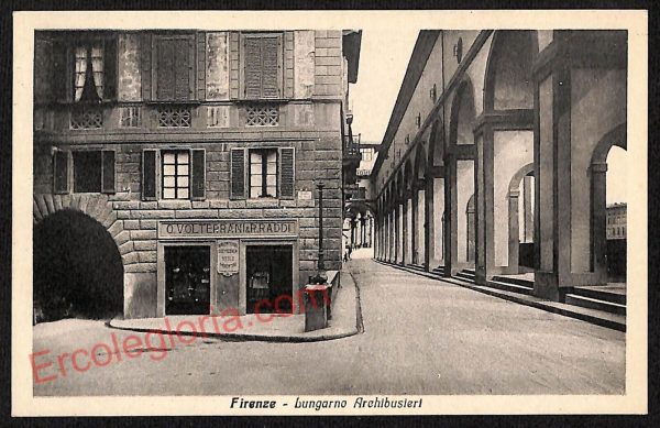 ae6910 - CARTOLINA D'EPOCA - Firenze Città - Lungarno Archibusieri
