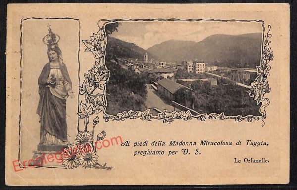 ag4794 - CARTOLINA D'EPOCA - Imperia Provincia - Taggia