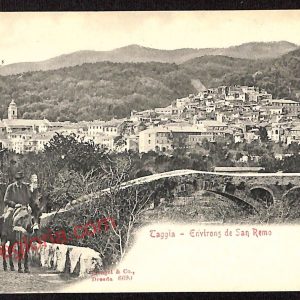ag4797 - CARTOLINA D'EPOCA - Imperia Provincia - Taggia