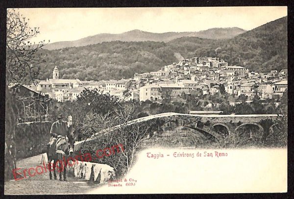 ag4797 - CARTOLINA D'EPOCA - Imperia Provincia - Taggia