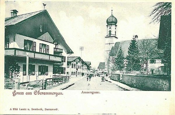 11787 - Ansichtskarten  POSTCARD - Deutschland GERMANY -  Gruss Aus OBERAMMERGAU