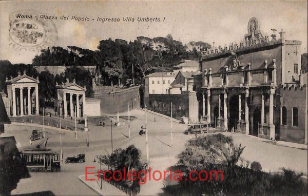 ad7376 - CARTOLINA D'EPOCA- Roma Città - Piazza del Popolo  1931