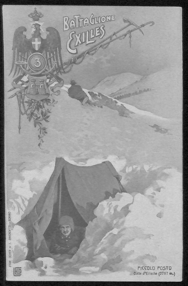ac6962 - CARTOLINA D'EPOCA - REGGIMENTALI  - Alpini