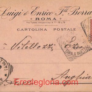 ad7384 - CARTOLINA D'EPOCA- Roma Città - Luigi Enrico F. Borra