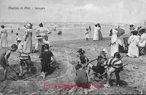 ad6964 - CARTOLINA D'EPOCA - Pisa Provincia - Marina di Pisa