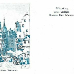 11838 - Ansichtskarten POSTCARD - Deutschland GERMANY -  NURNBERG Hotel Victoria