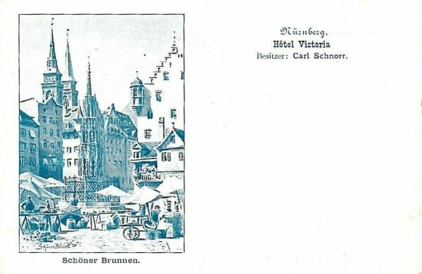 11838 - Ansichtskarten POSTCARD - Deutschland GERMANY -  NURNBERG Hotel Victoria
