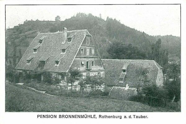 11836 - Ansichtskarten POSTCARD - Deutschland GERMANY - ROTHENBURG Pension