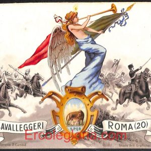 ad7390 - CARTOLINA D'EPOCA- Roma Città - Gavalleggeri