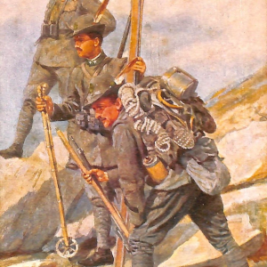 ac6966 - CARTOLINA D'EPOCA - REGGIMENTALI  - Alpini