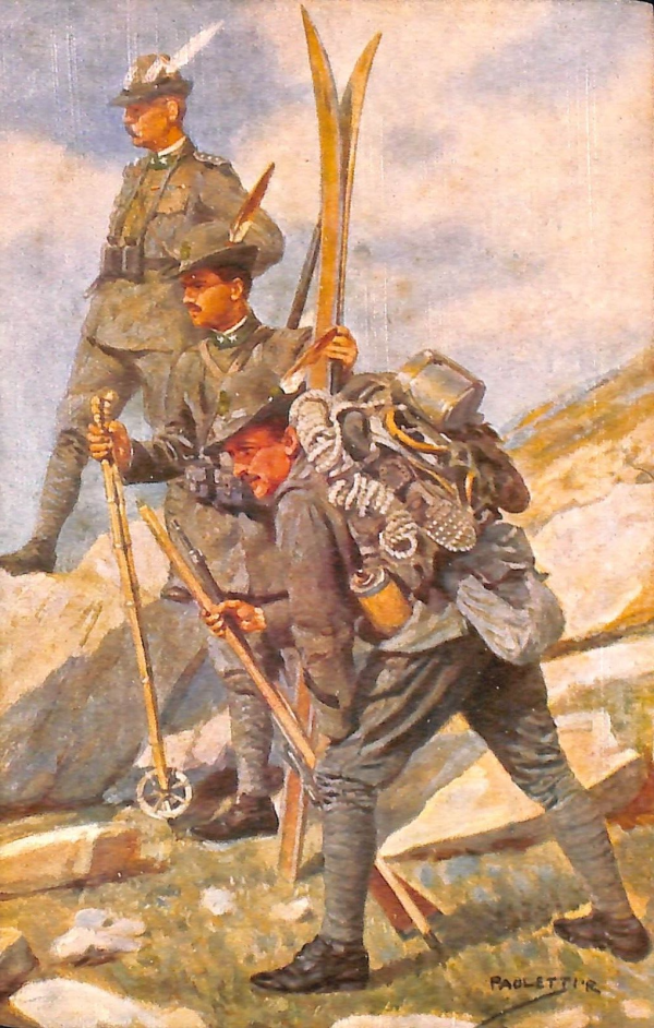 ac6966 - CARTOLINA D'EPOCA - REGGIMENTALI  - Alpini